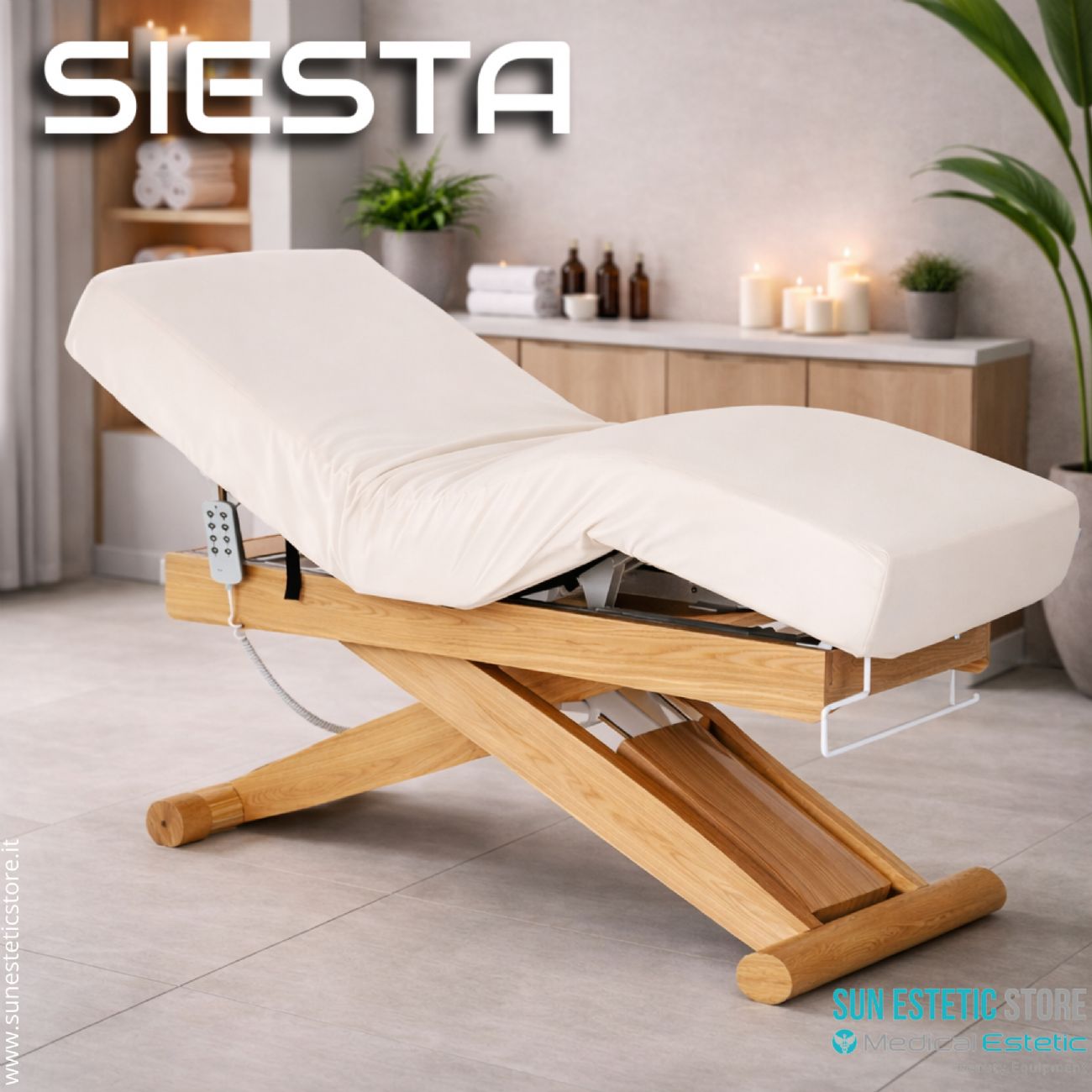 Siesta lettino massaggio spa 3 motori