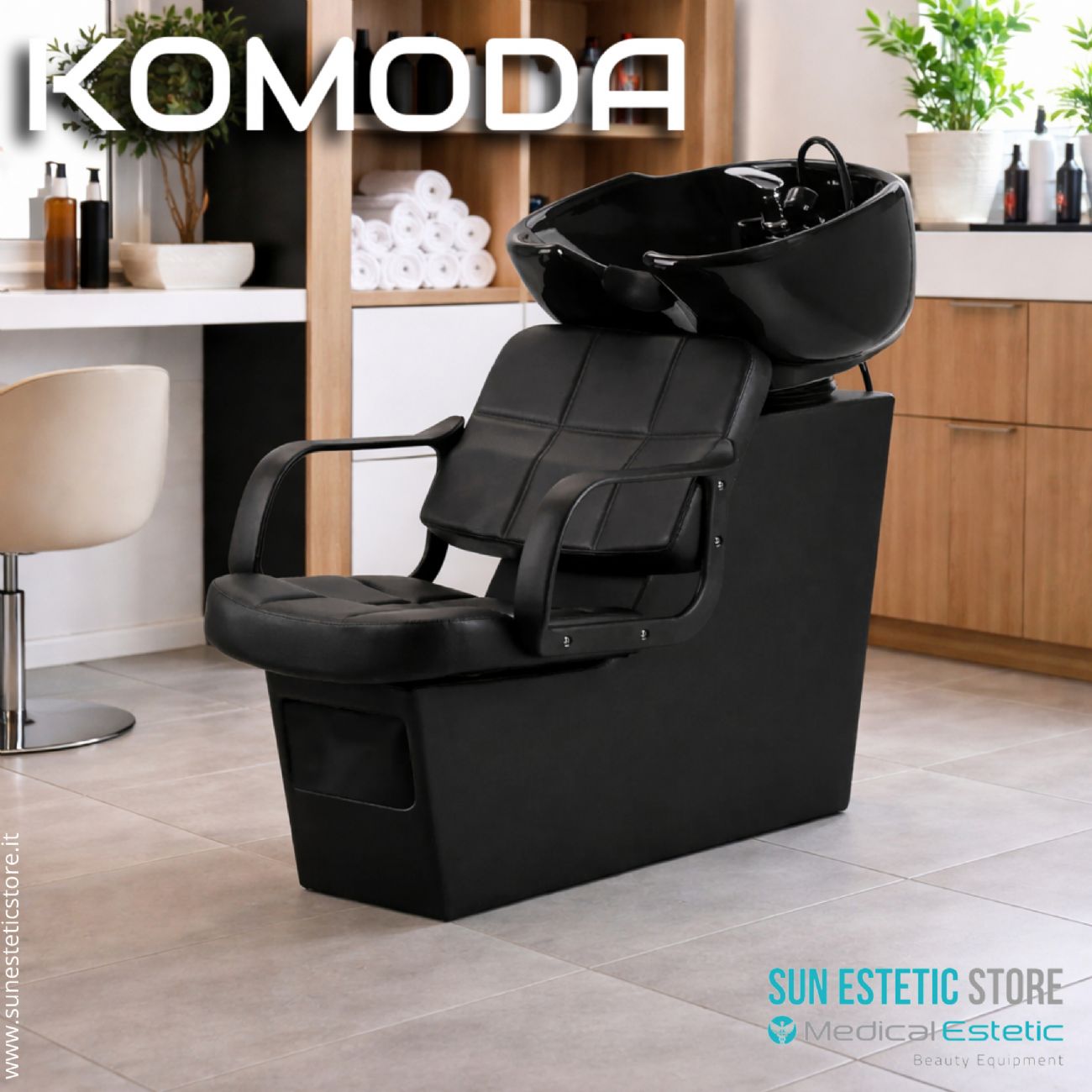 Komoda poltrona lavatesta parrucchiere