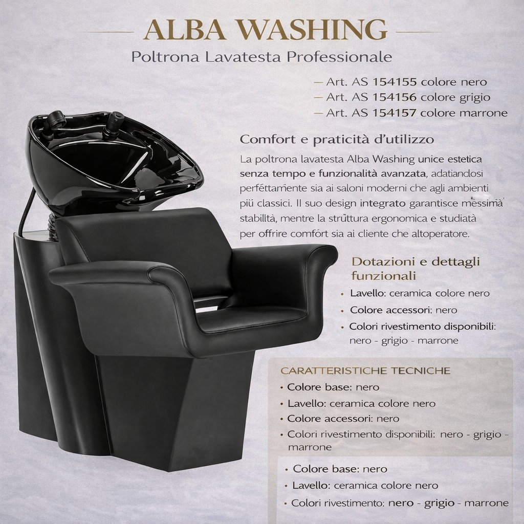 Alba washing poltrona lavatesta
