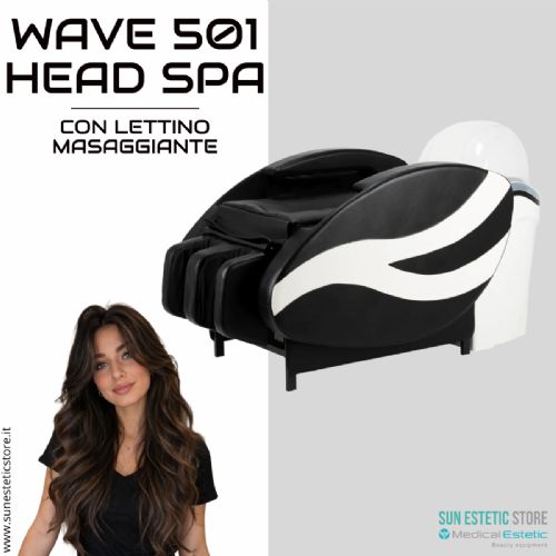 Wave 501 Head Spa lavatesta con lettino massaggiante