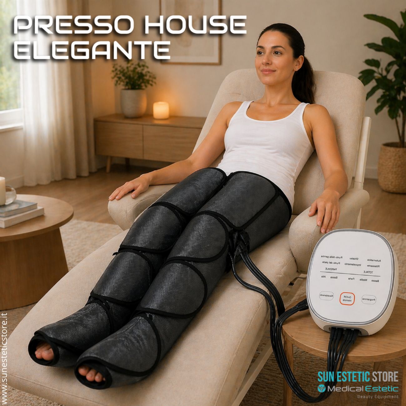 Presso House Elegante pressoterapia per uso domestico