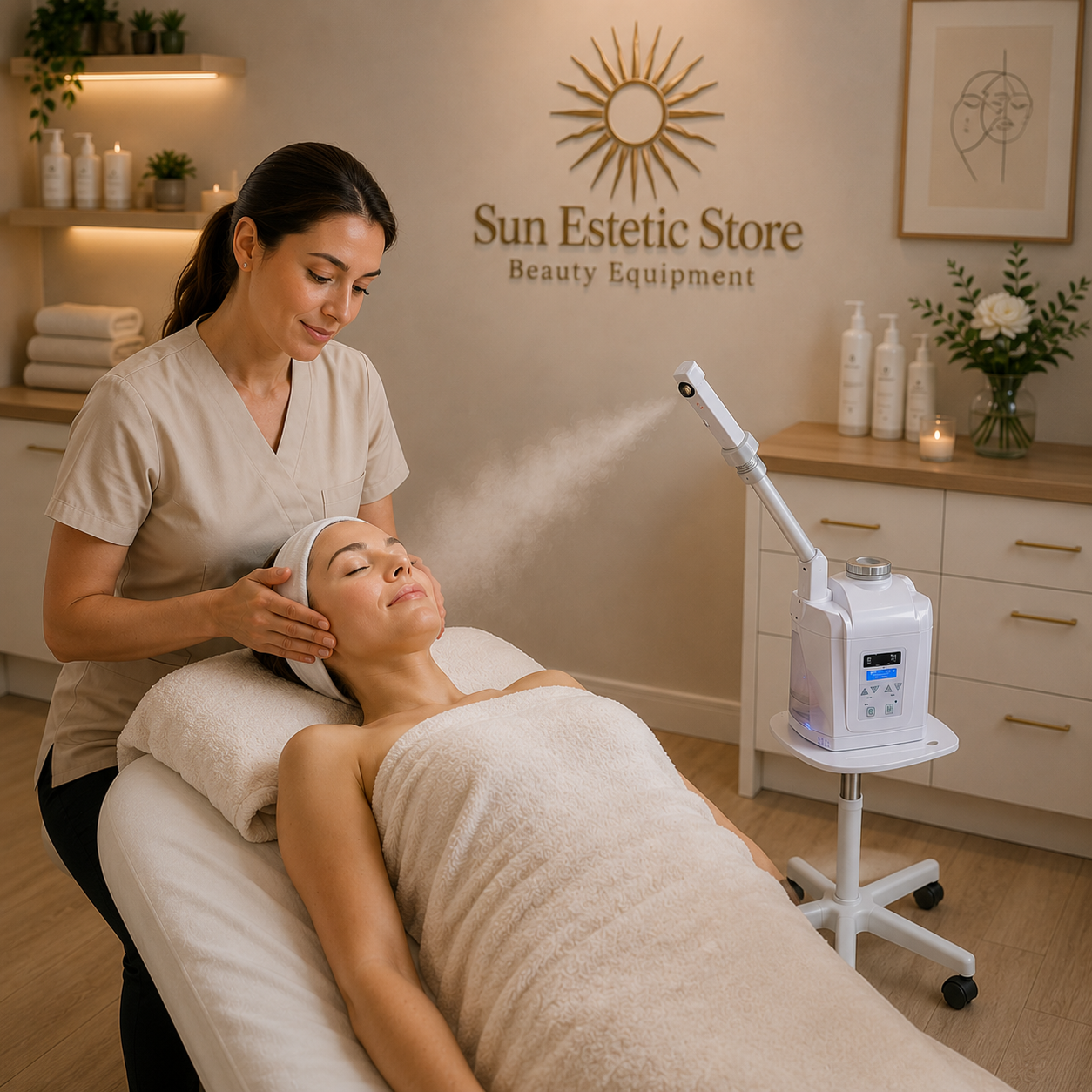 Mulli vaporizzatore digitale per trattamenti estetica viso