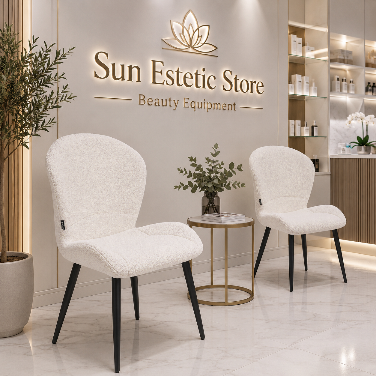 4Rico Lucente sedia poltroncina per reception sala attesa