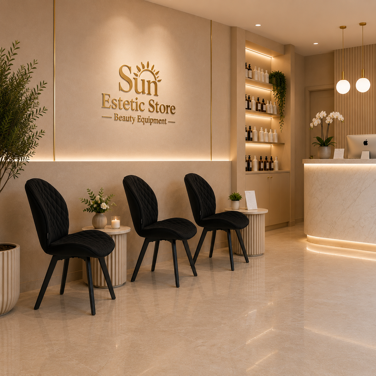 4Rico Vetro sedia poltroncina per reception sala attesa