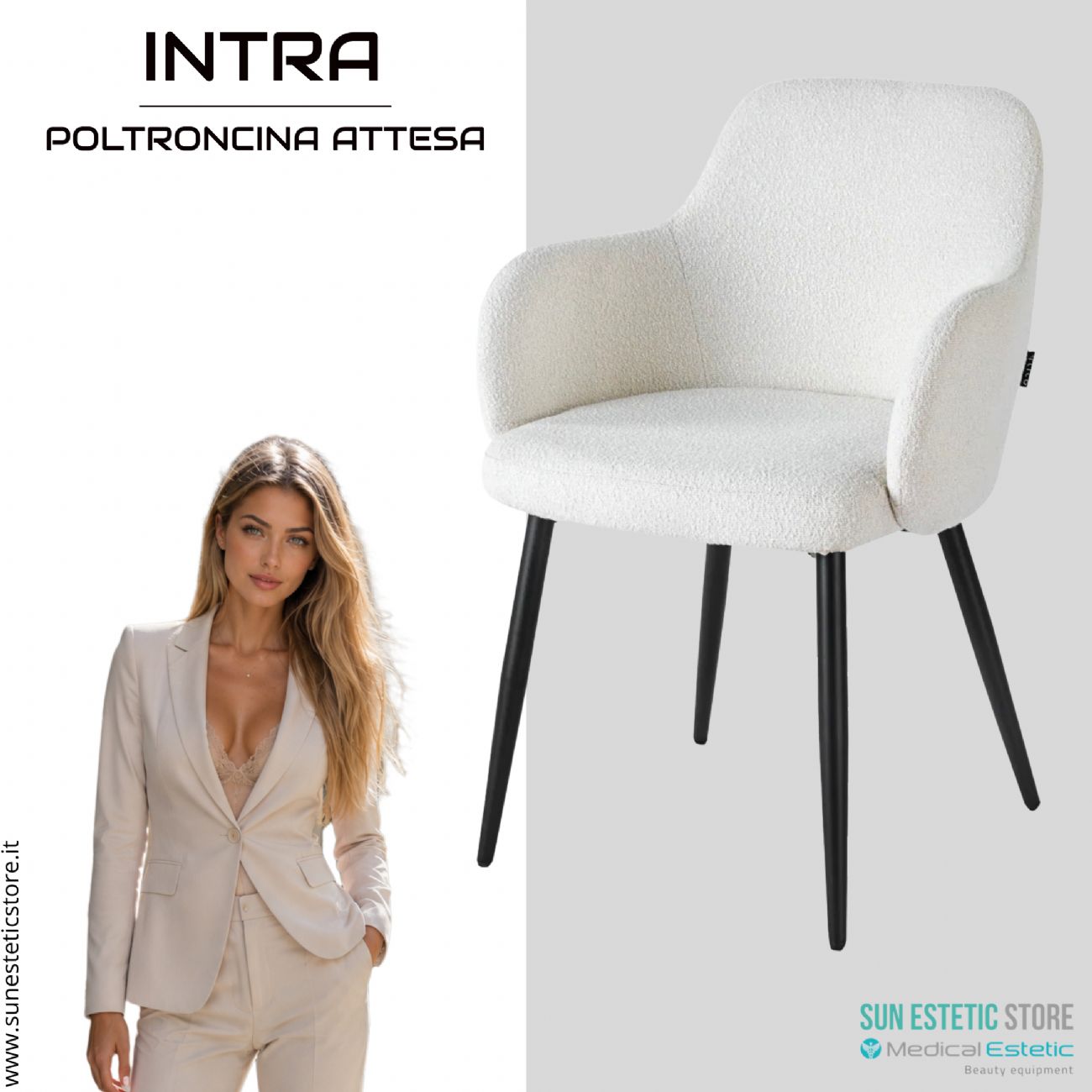 4Rico Intra sedia poltroncina reception sala attesa