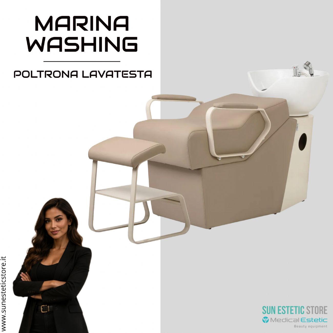 Marina Washing poltrona lavatesta professionale