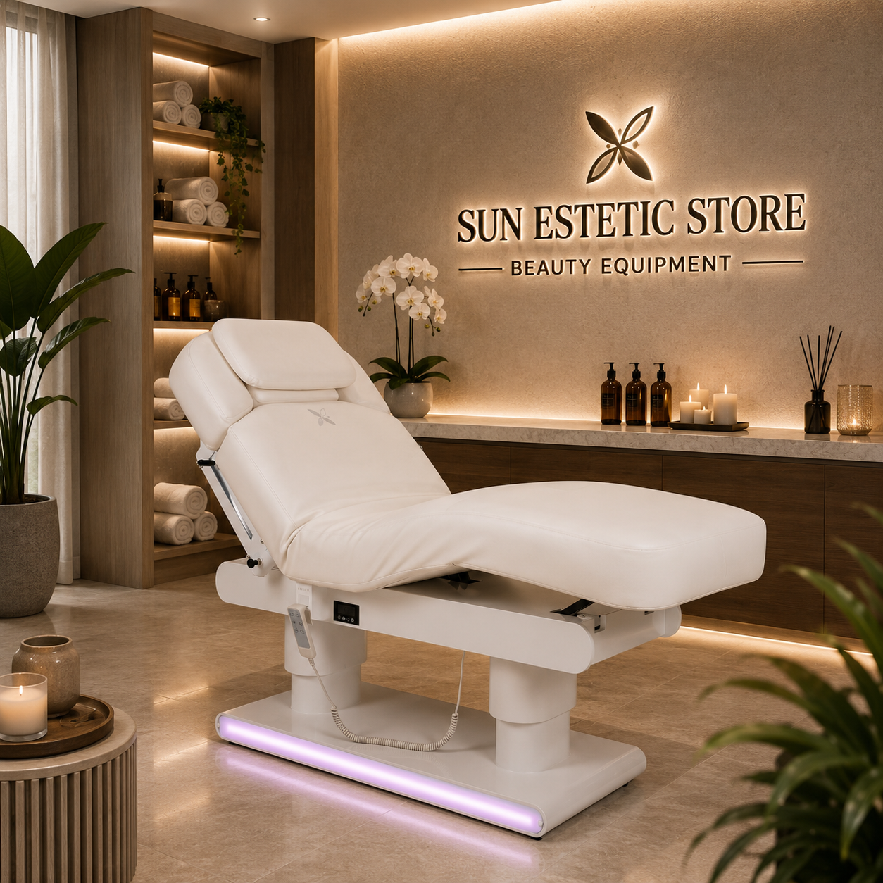 Eterna lettino Spa 4 motori riscaldato