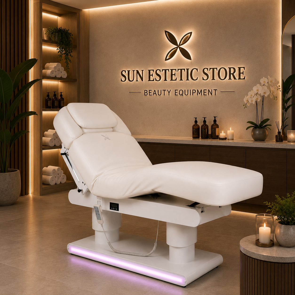 Eterna lettino Spa 4 motori riscaldato