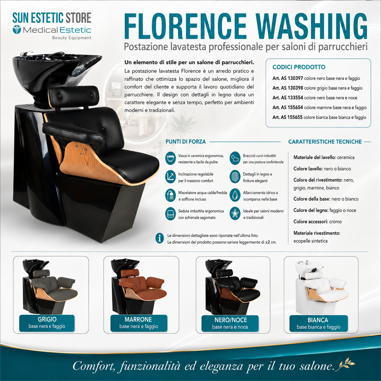 Florence Washing poltrona lavatesta