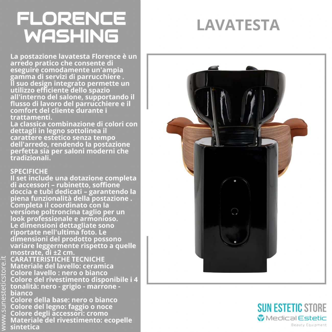 Florence Washing poltrona lavatesta
