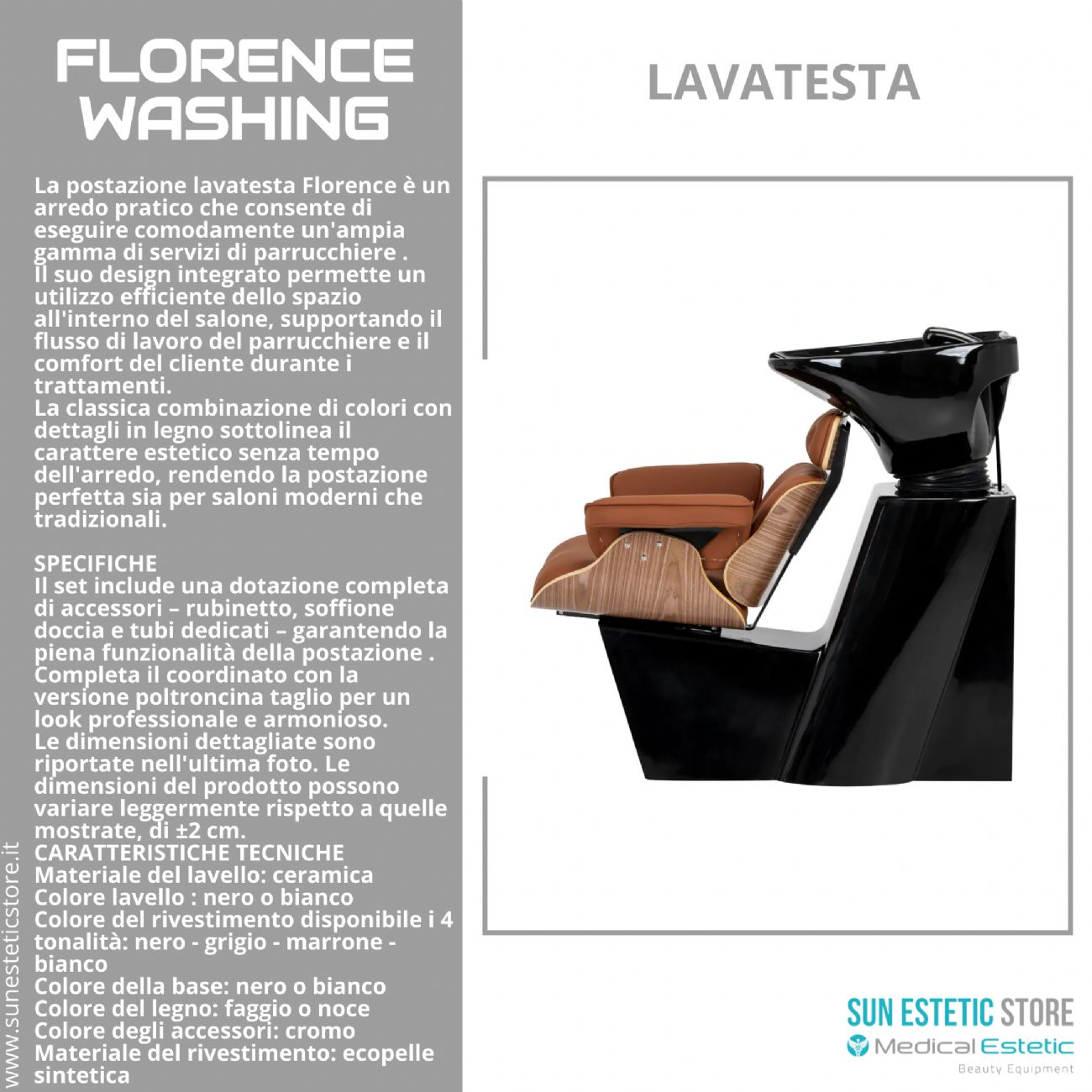 Florence Washing poltrona lavatesta