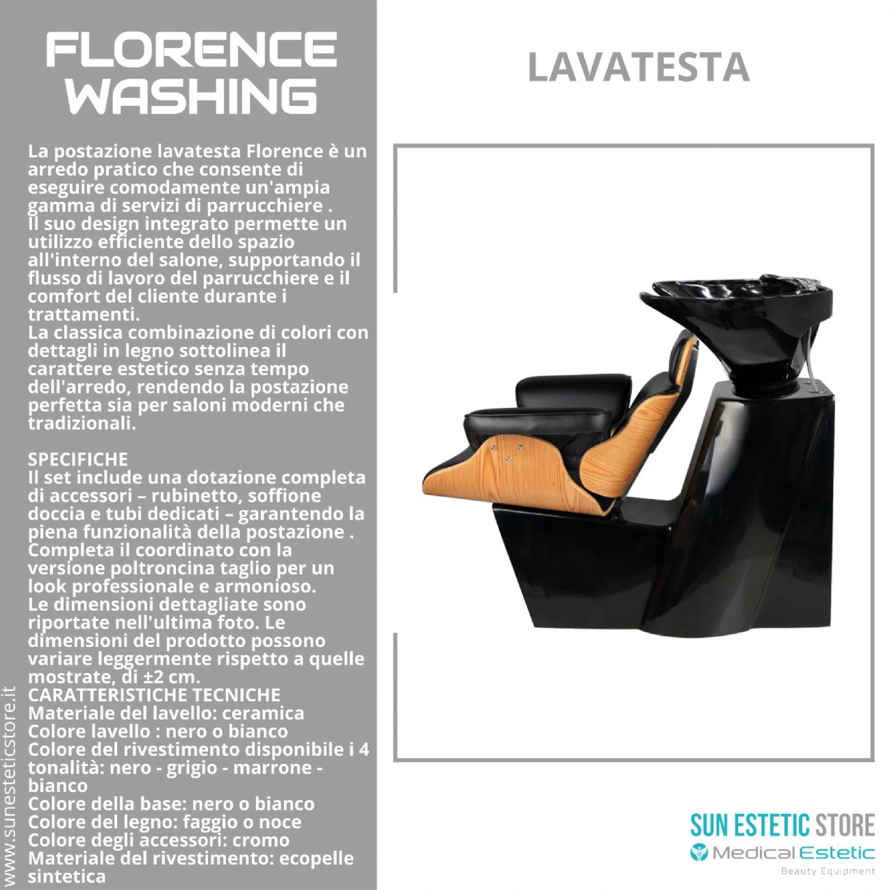 Florence Washing poltrona lavatesta