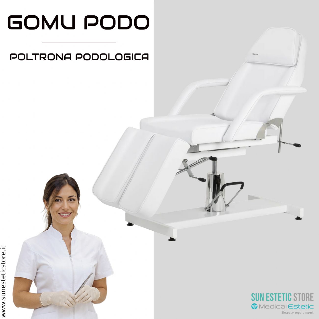 Gomu Podo 210 Poltrona Podologica Idraulica