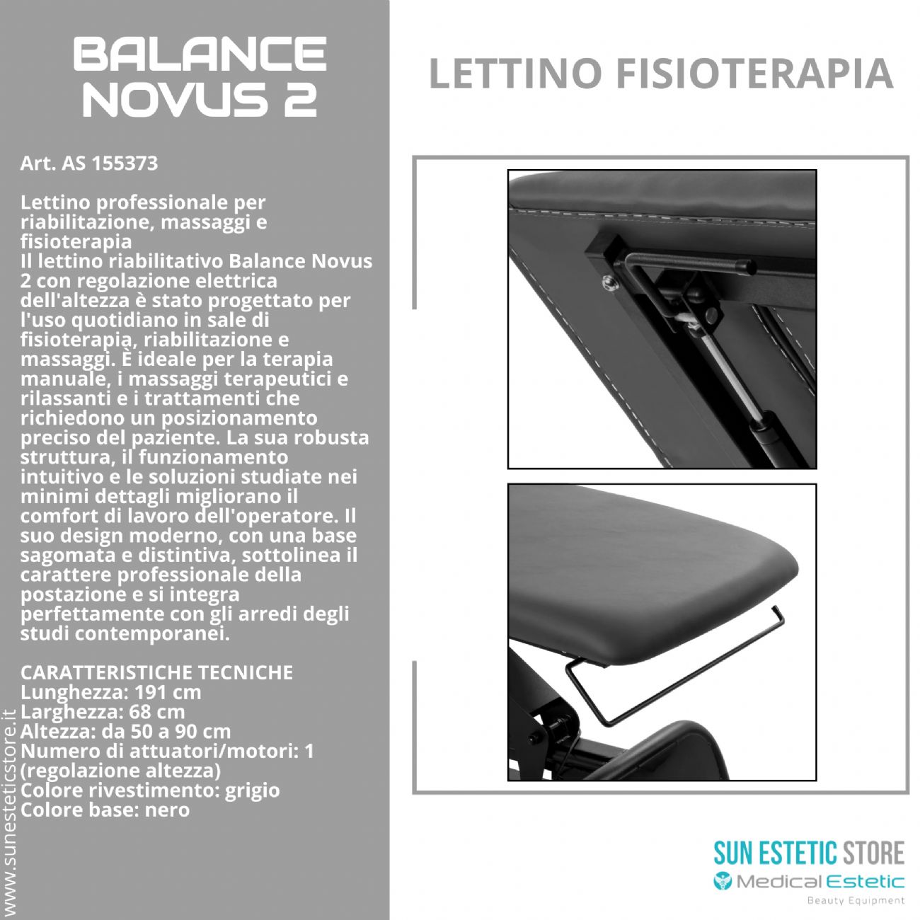Balance Novus 2 litro fisioterapia 2 sezioni