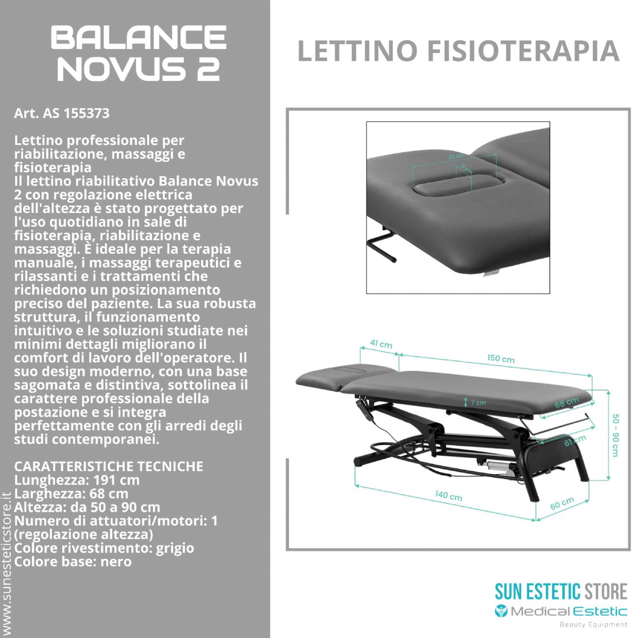 Balance Novus 2 litro fisioterapia 2 sezioni