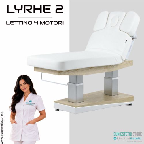 Lyrhe 2 – Lettino Riscaldato 4 Motori con Trendelenburg