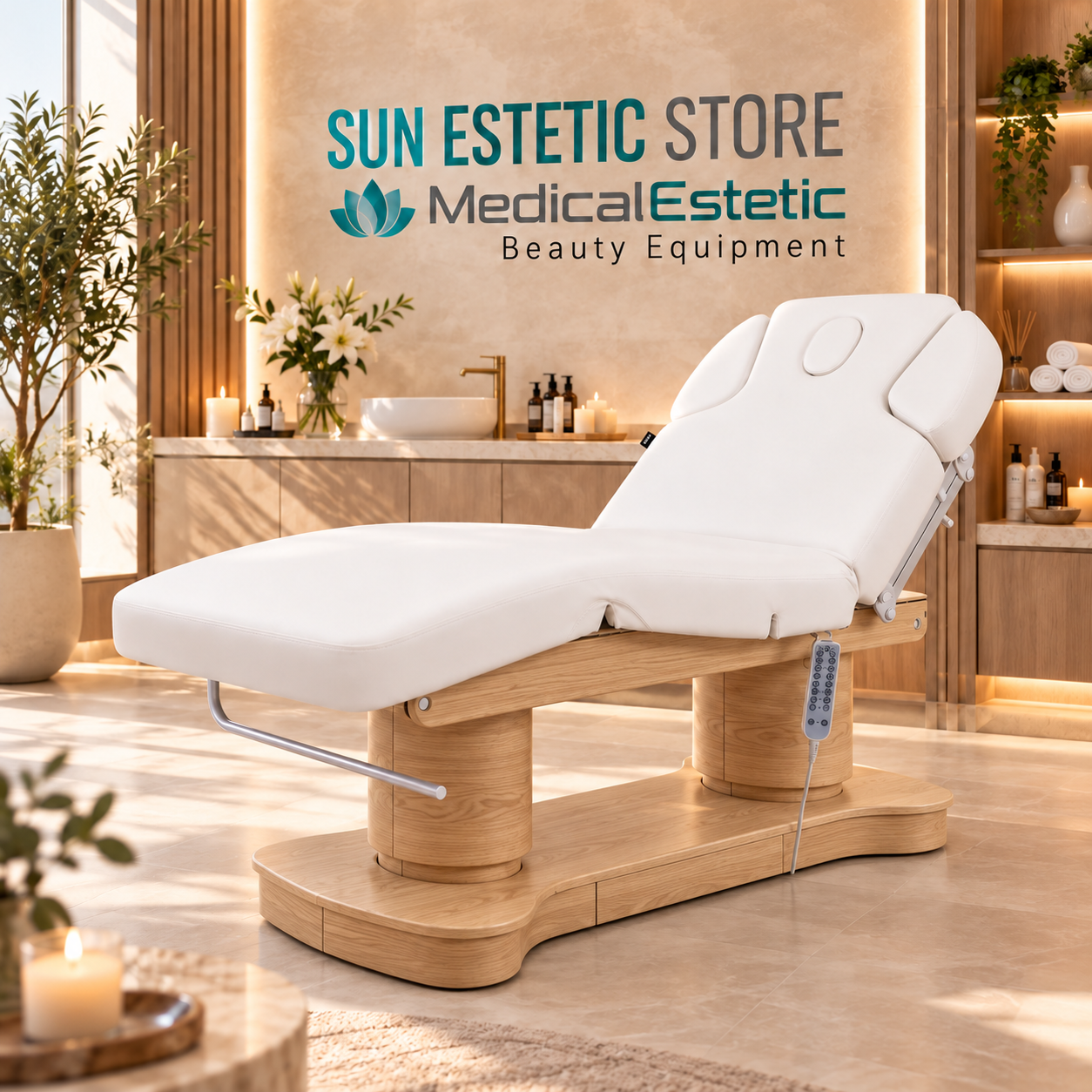 Anidra – Lettino SPA Elettrico 4 Motori con 3 Memorie