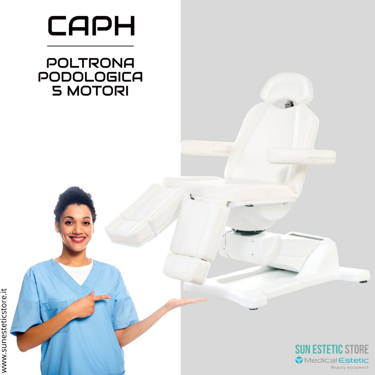 CAPH  Poltrona pedicure 5 motori