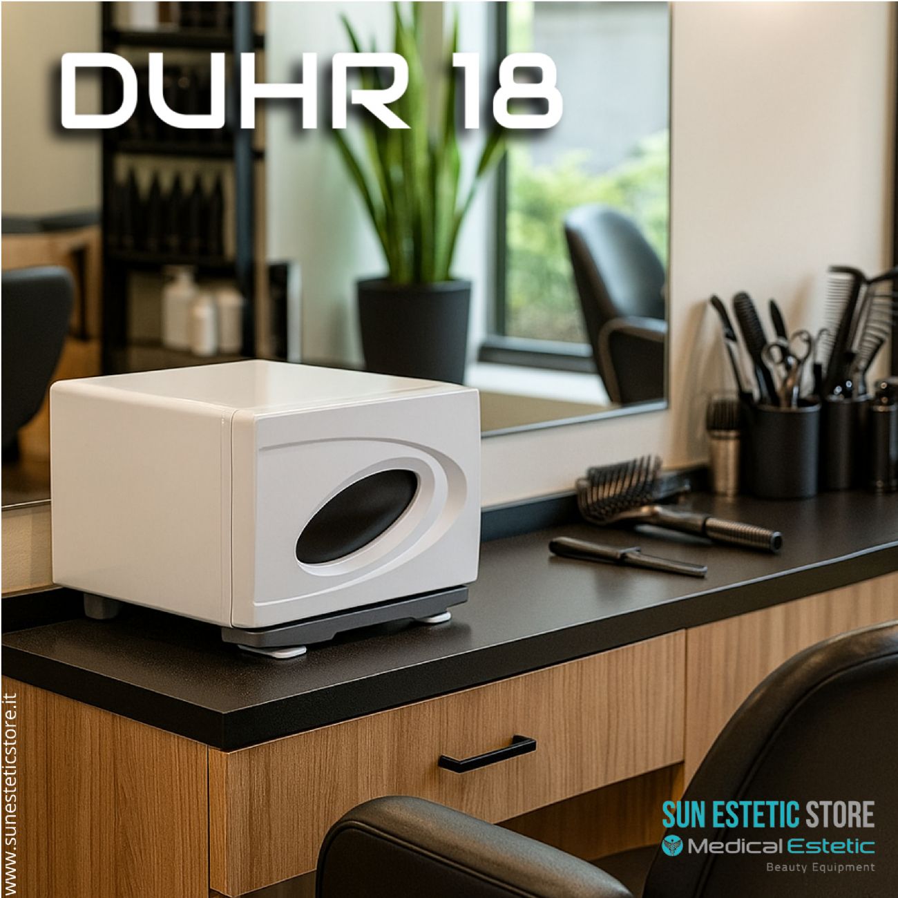 Duhr 18 Lt riscalda salviette Sterilizzatorore UV + ozono asciugamani parrucchiere estetista barbiere