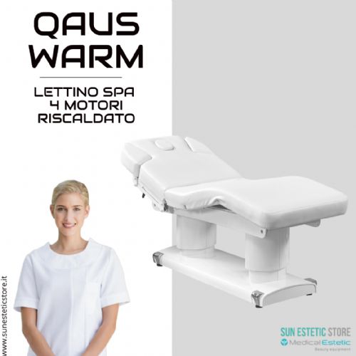 QAUS WARM Lettino Spa 4 motori termoriscaldato