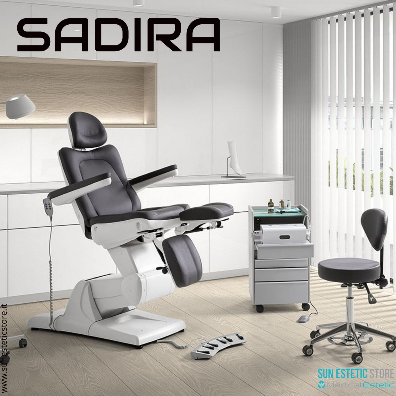 SADIRA Poltrona pedicure 3 motori