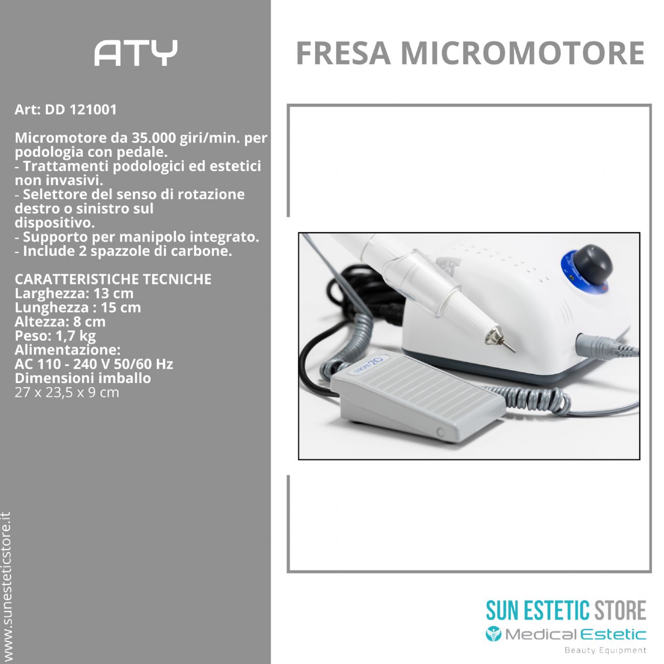 ATY Micromotore fresa