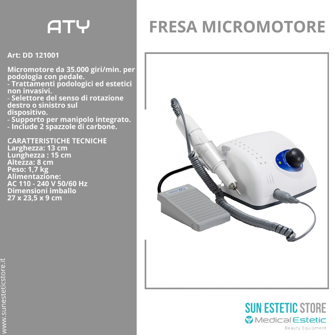 ATY Micromotore fresa