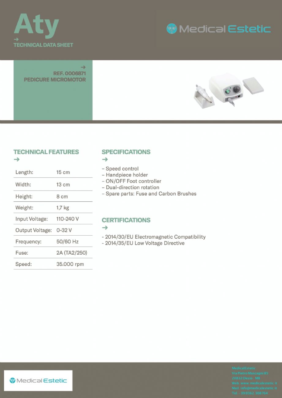 ATY Micromotore fresa