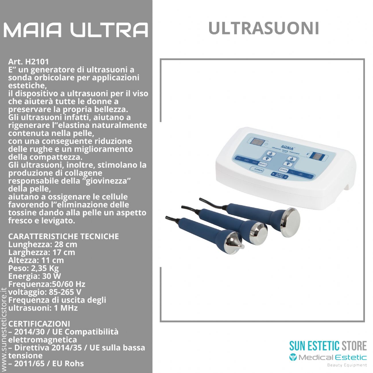 MAIA ULTRA Ultrasuoni