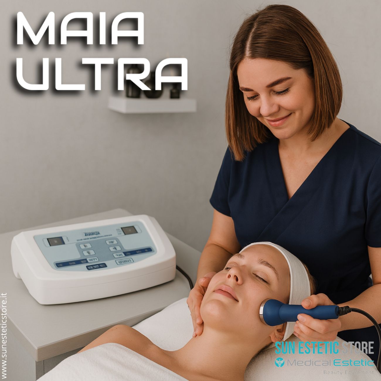 Maia Ultra Ultrasuoni applicazioni trattamenti viso corpo estetica