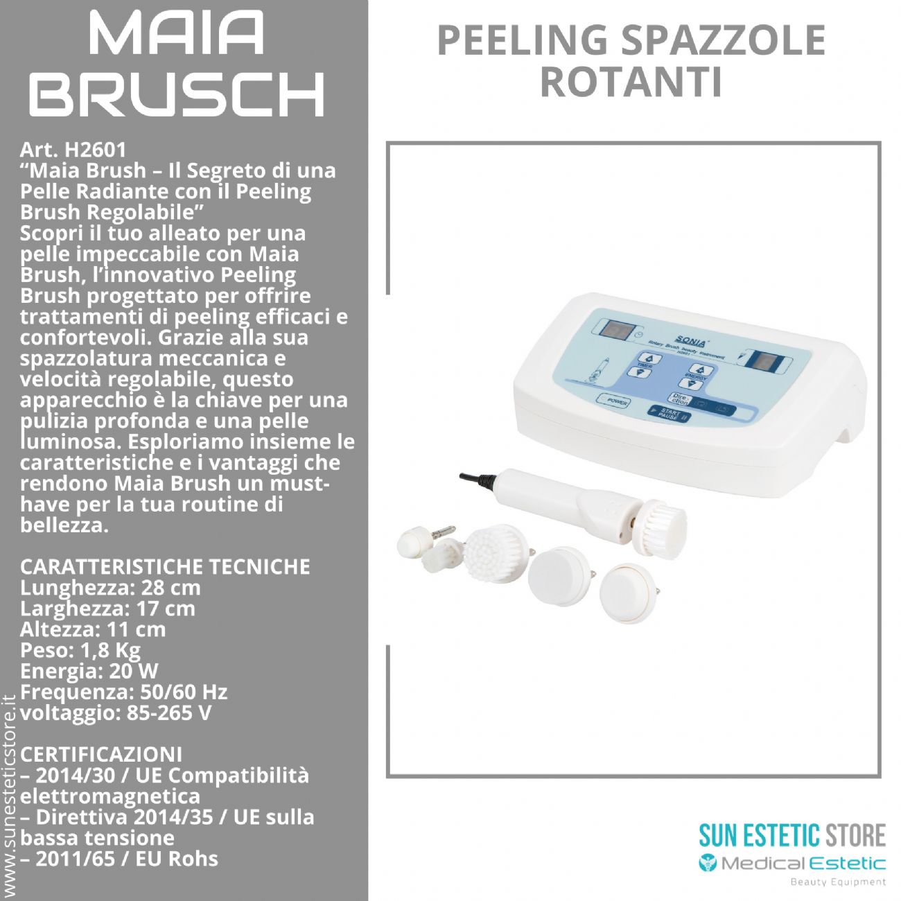 MAIA BRUSH Peeling