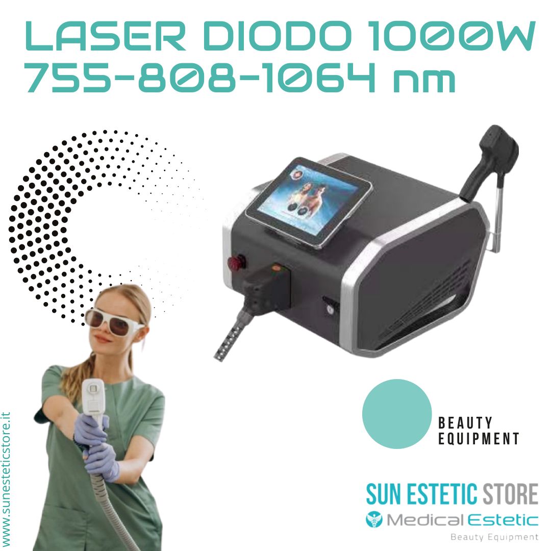 Laser à diode portable 755-808-1064 nm 800W