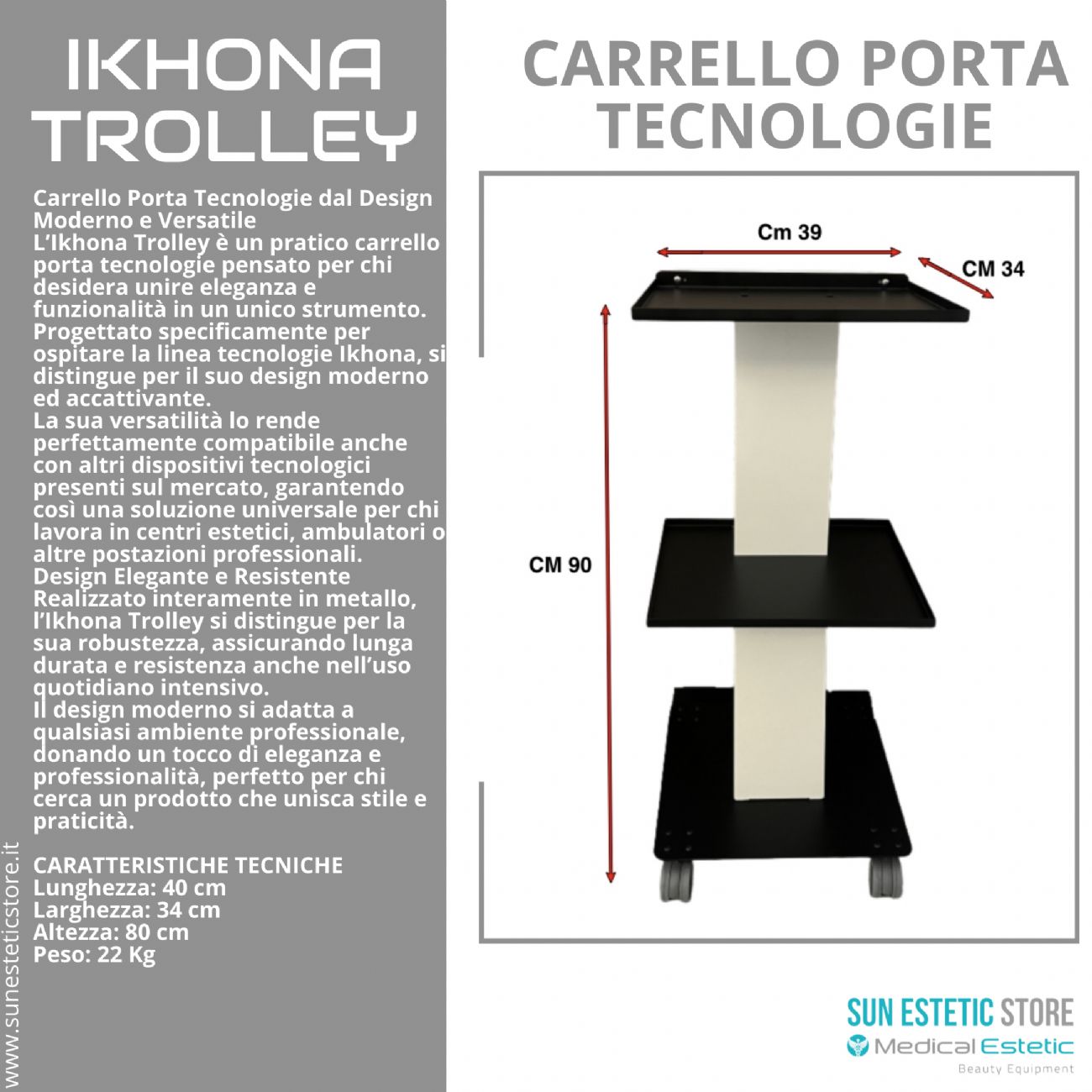 iKhona Press Pressoterapia 10 settori completa di marsupio porta gambali