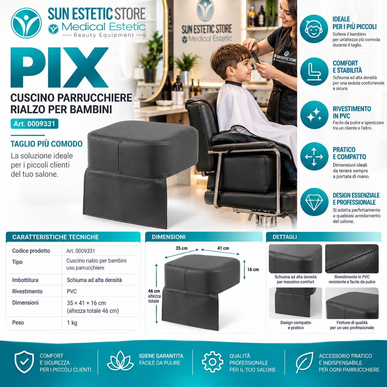 PIX Cuscino rialzo bambino