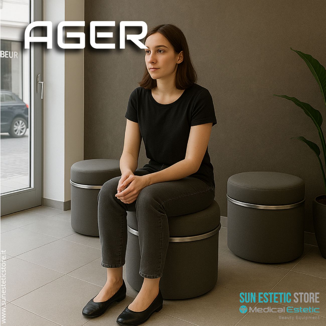 Ager Pouf reception arredamenti ingresso