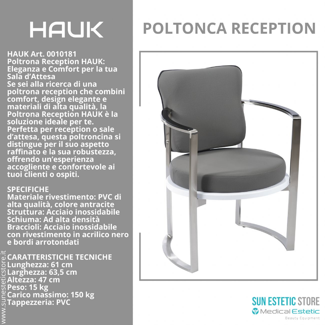 Hauk Poltrona reception