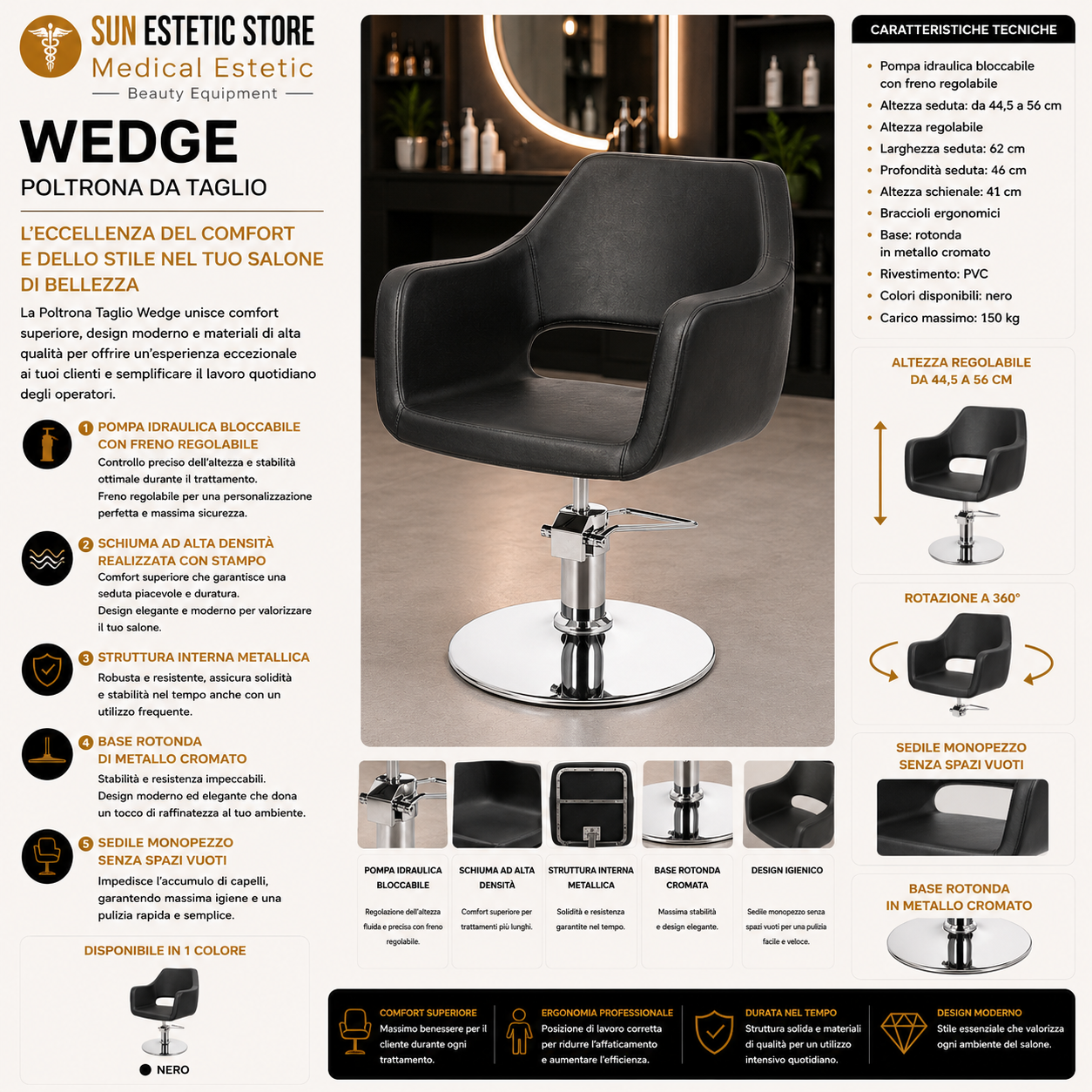 WEDGE Poltrona taglio