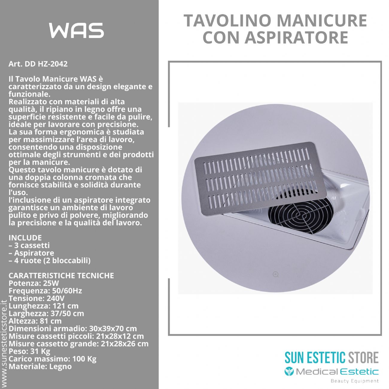 WAS Tavolino manicure nails