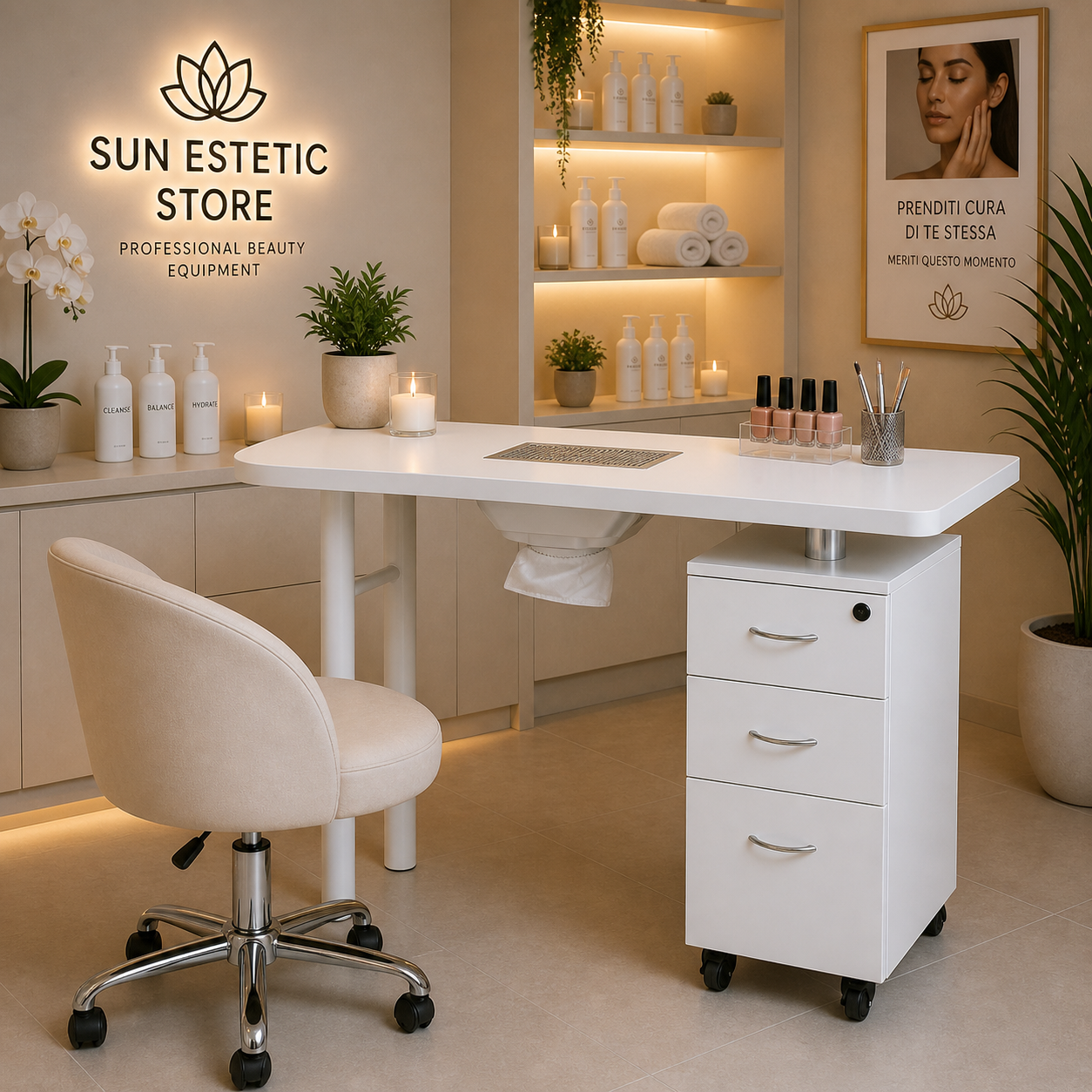 WAS Tavolino manicure nails