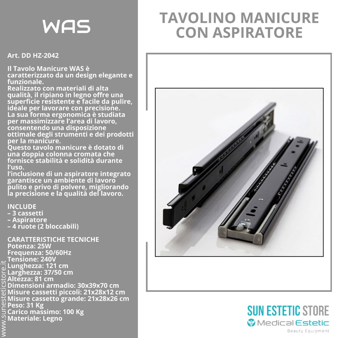 WAS Tavolino manicure nails