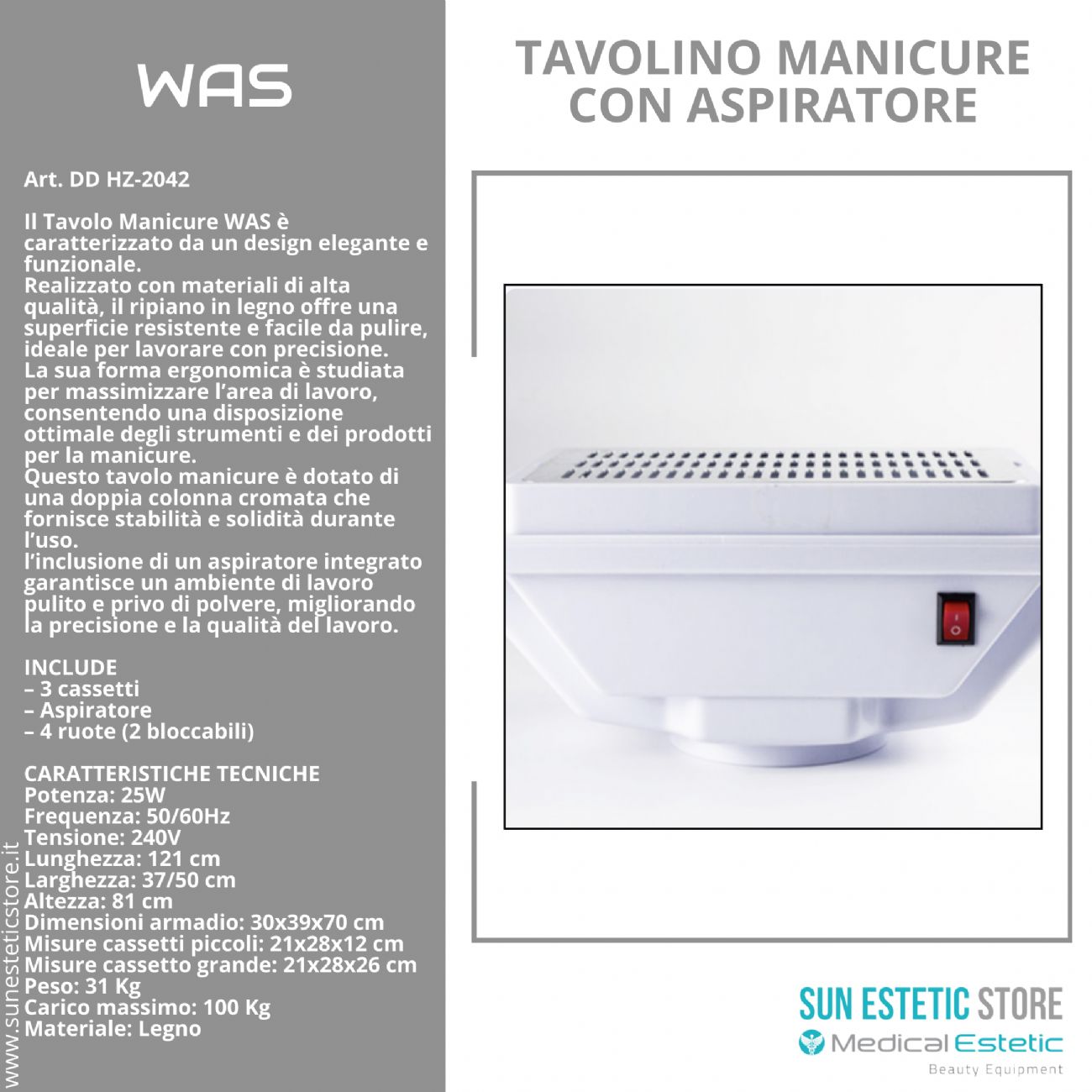 WAS Tavolino manicure nails