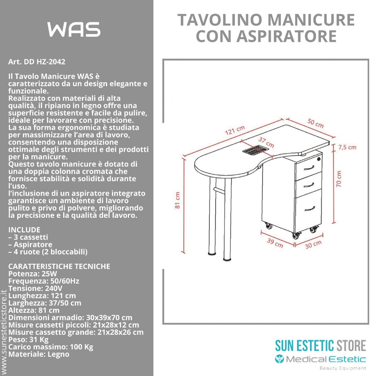 WAS Tavolino manicure nails