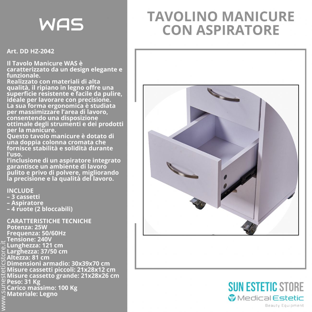 WAS Tavolino manicure nails