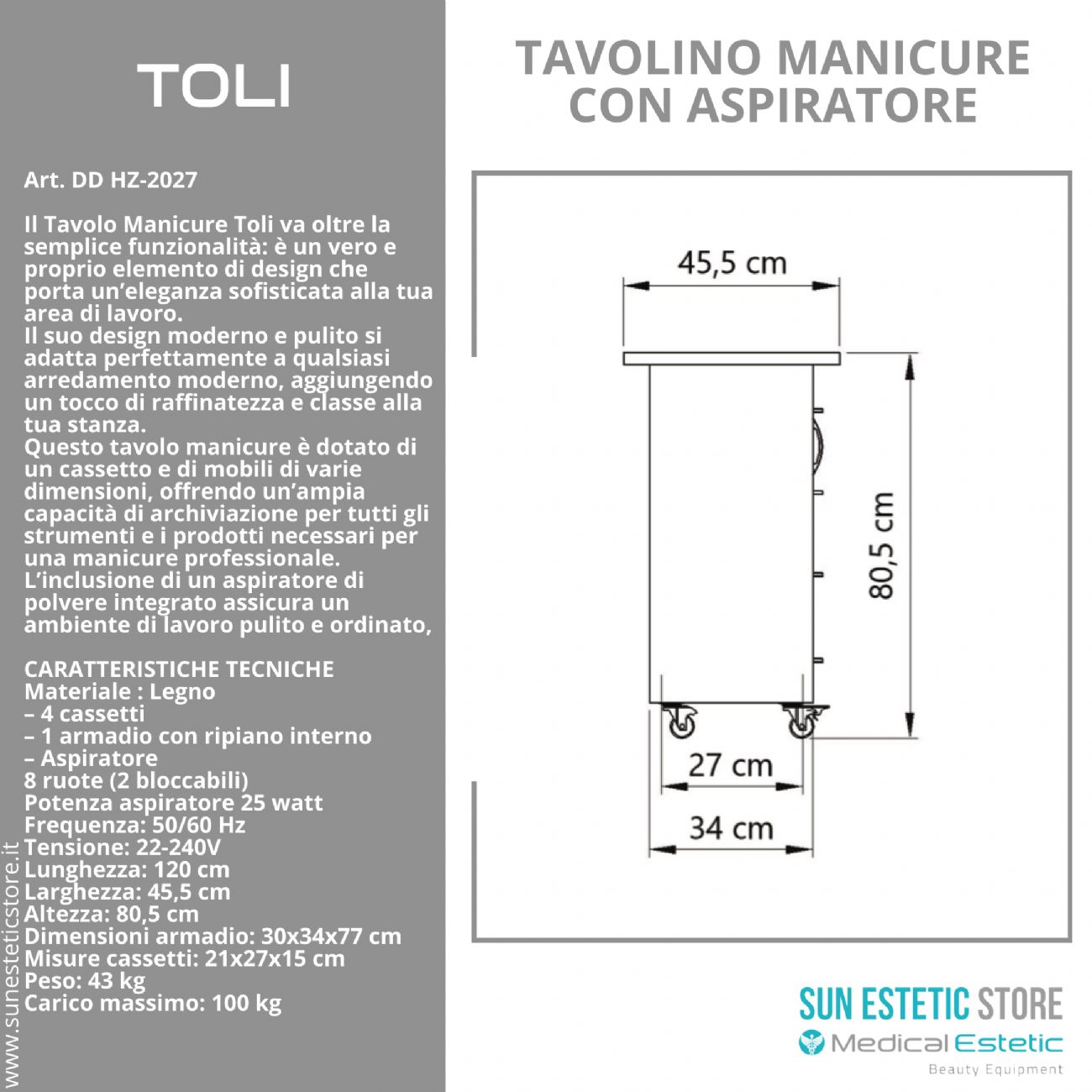 TOLI Tavolino unghie nails