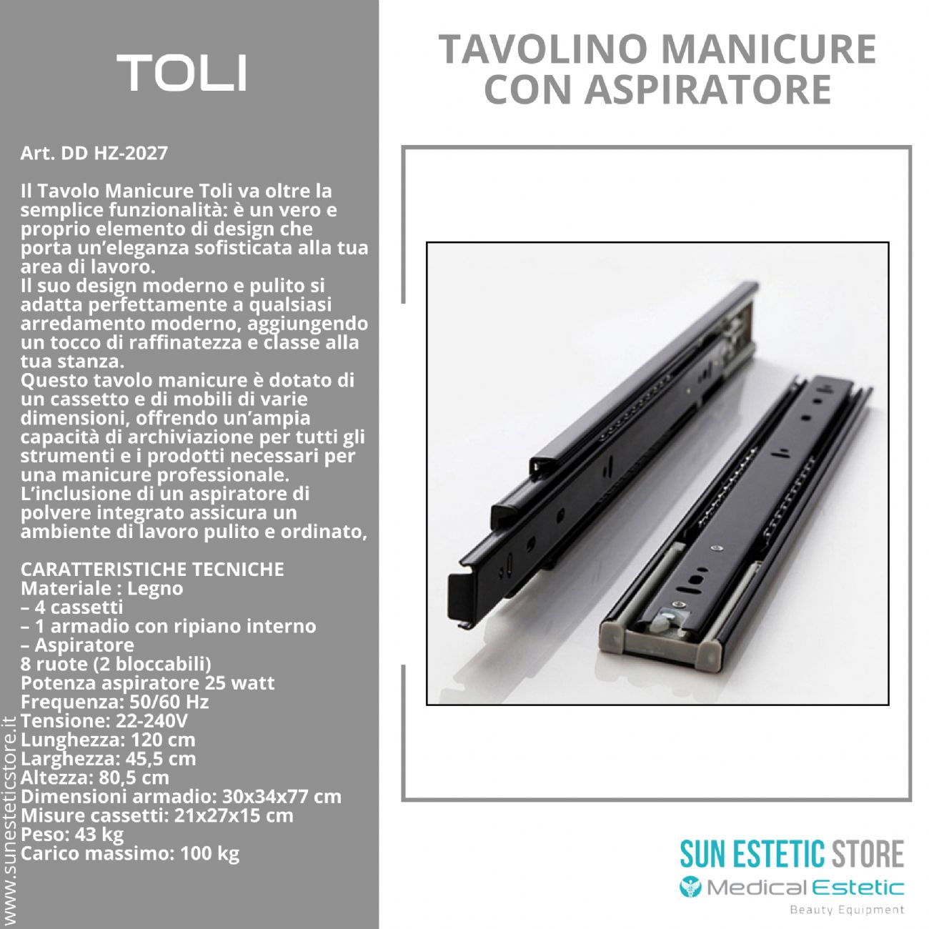 TOLI Tavolino unghie nails