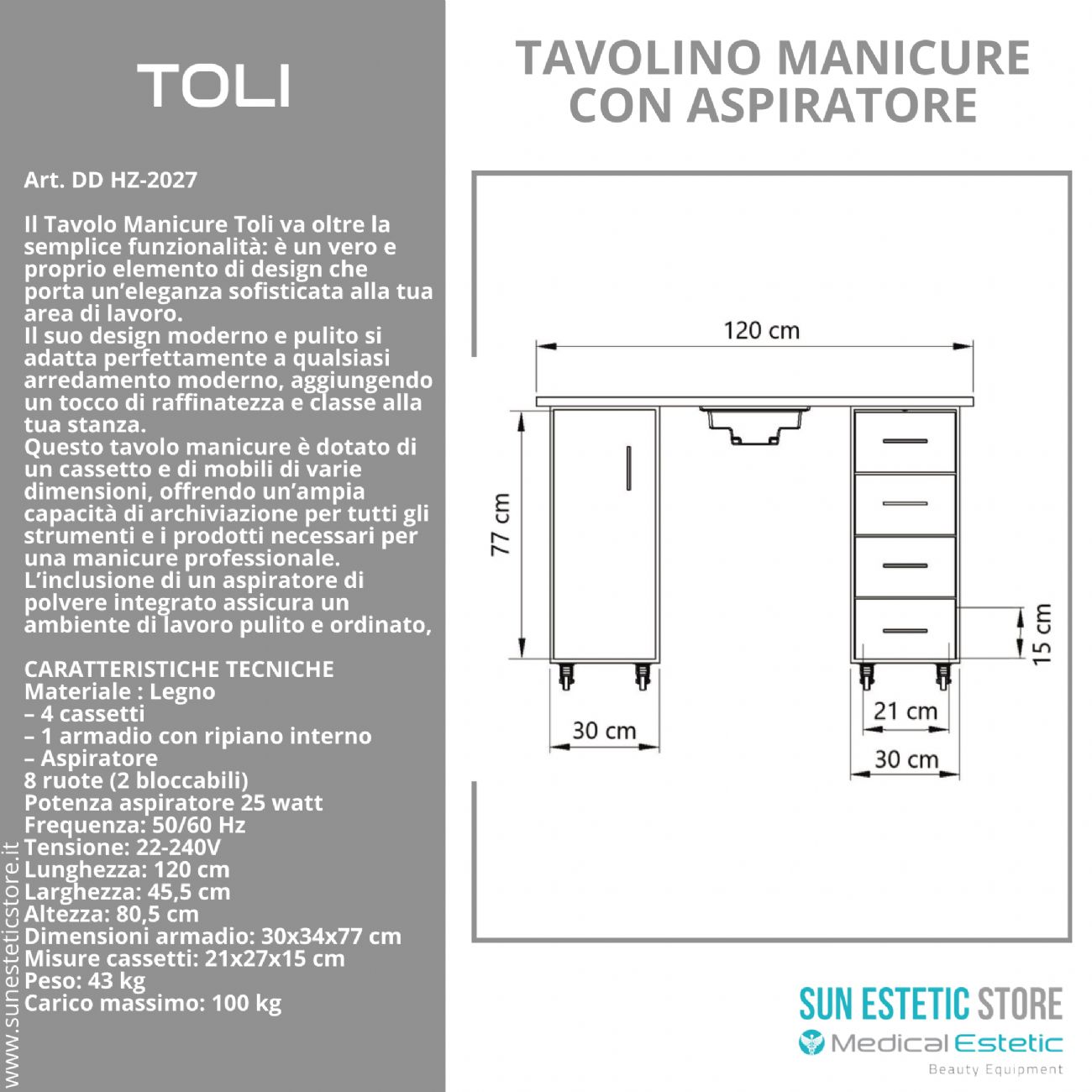 TOLI Tavolino unghie nails