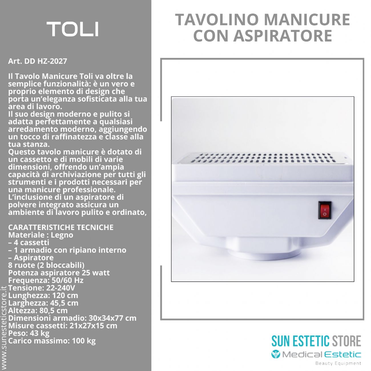 TOLI Tavolino unghie nails