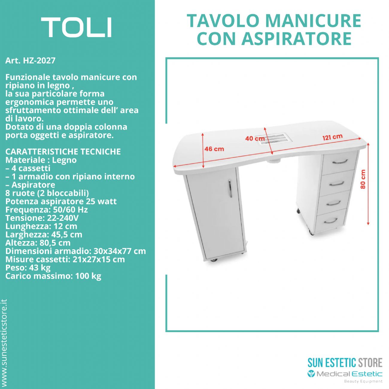 TOLI Tavolino unghie nails