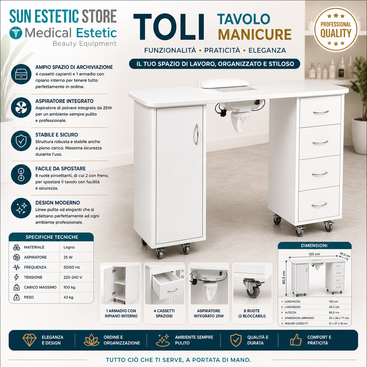 TOLI Tavolino unghie nails