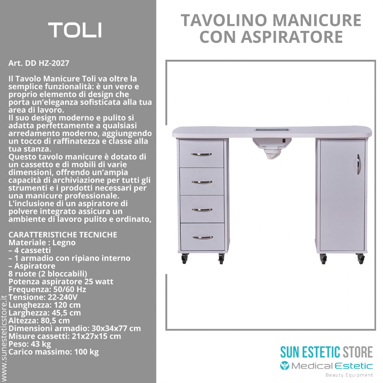 TOLI Tavolino unghie nails